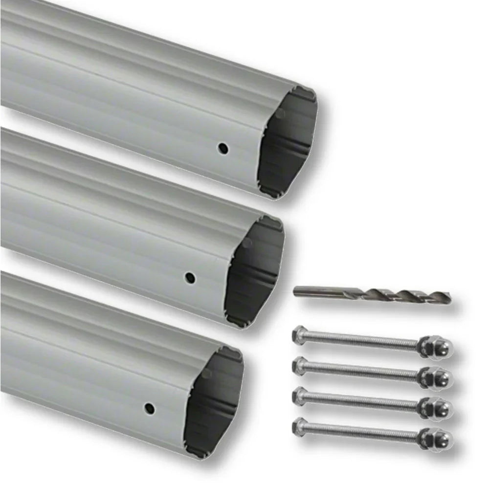 In-Ground Base with Retractable Wheels 12' Pole Kit