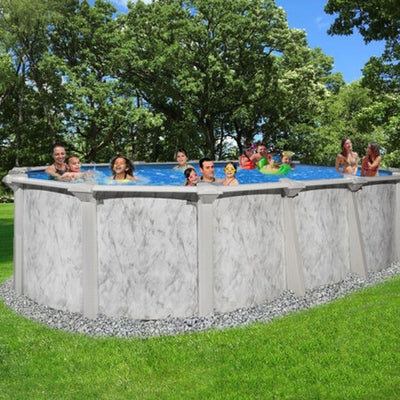 18' x 33' x 54" Oval Sea Shore Hybrid Pool Only